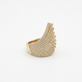 Anillo Bellini dorado alas