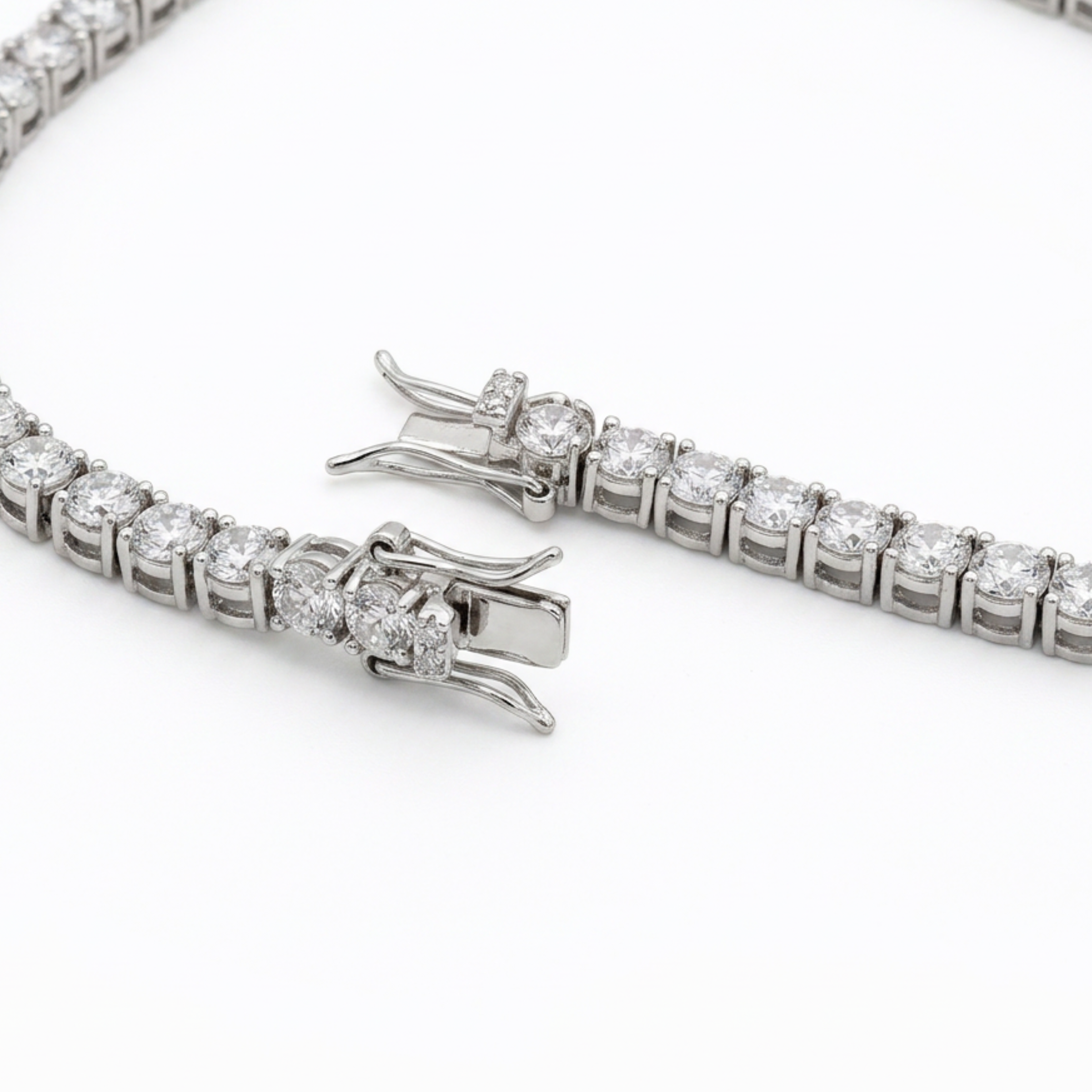 Collar Bellini Rivier blanco S:45 3mm