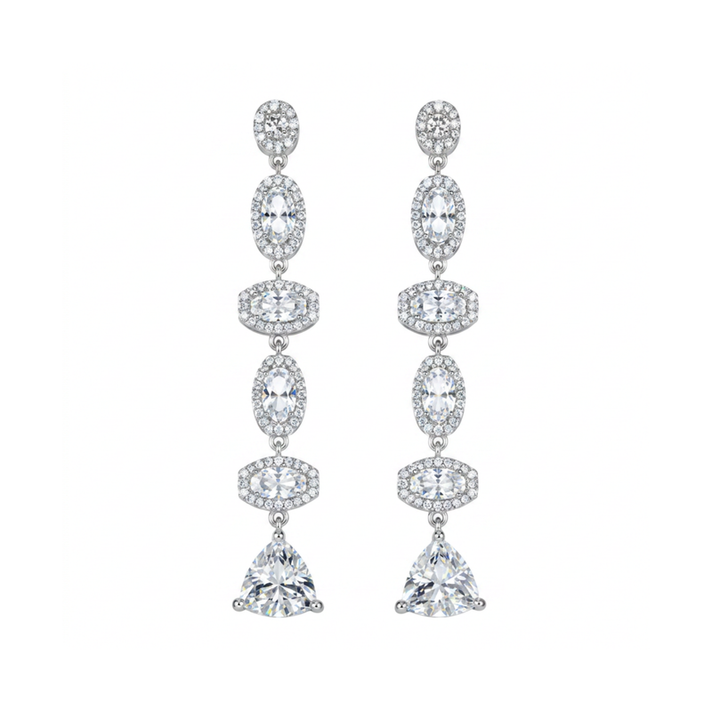 Pendientes Bellini blancos LT-RG