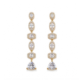 Pendientes Geometric Bellini dorados LT-RG