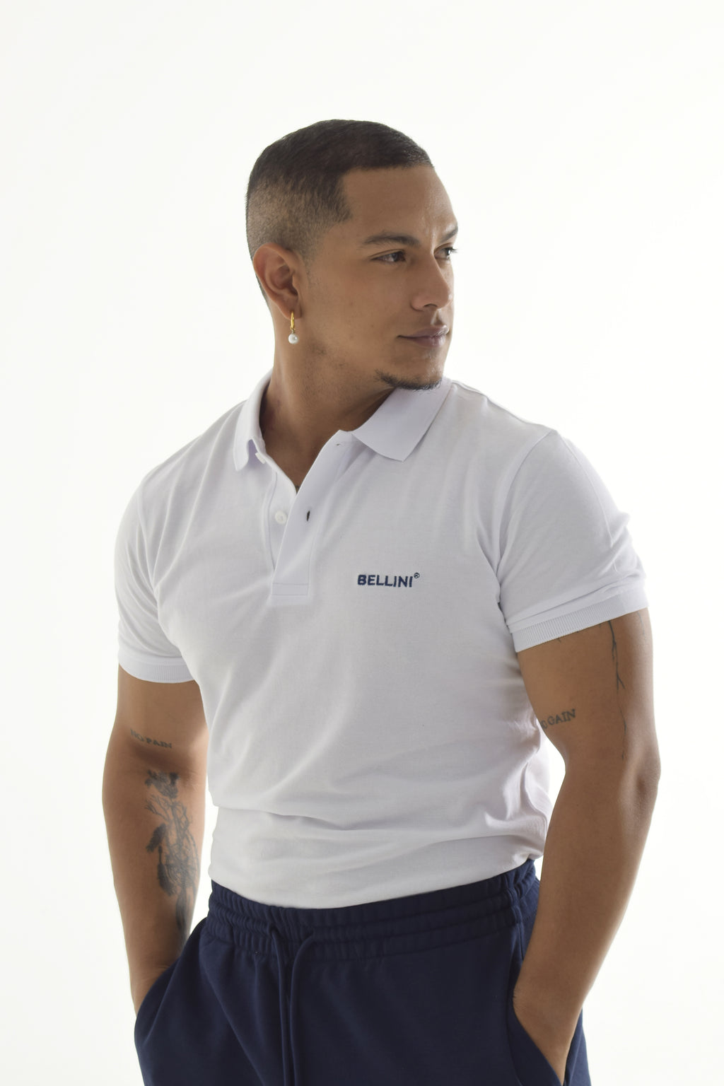 Polo Mare Alto - Blanco